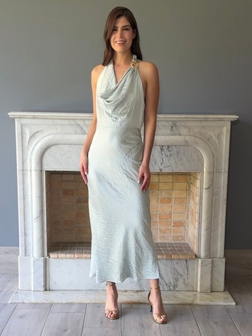 VESTIDO VERDE 14749