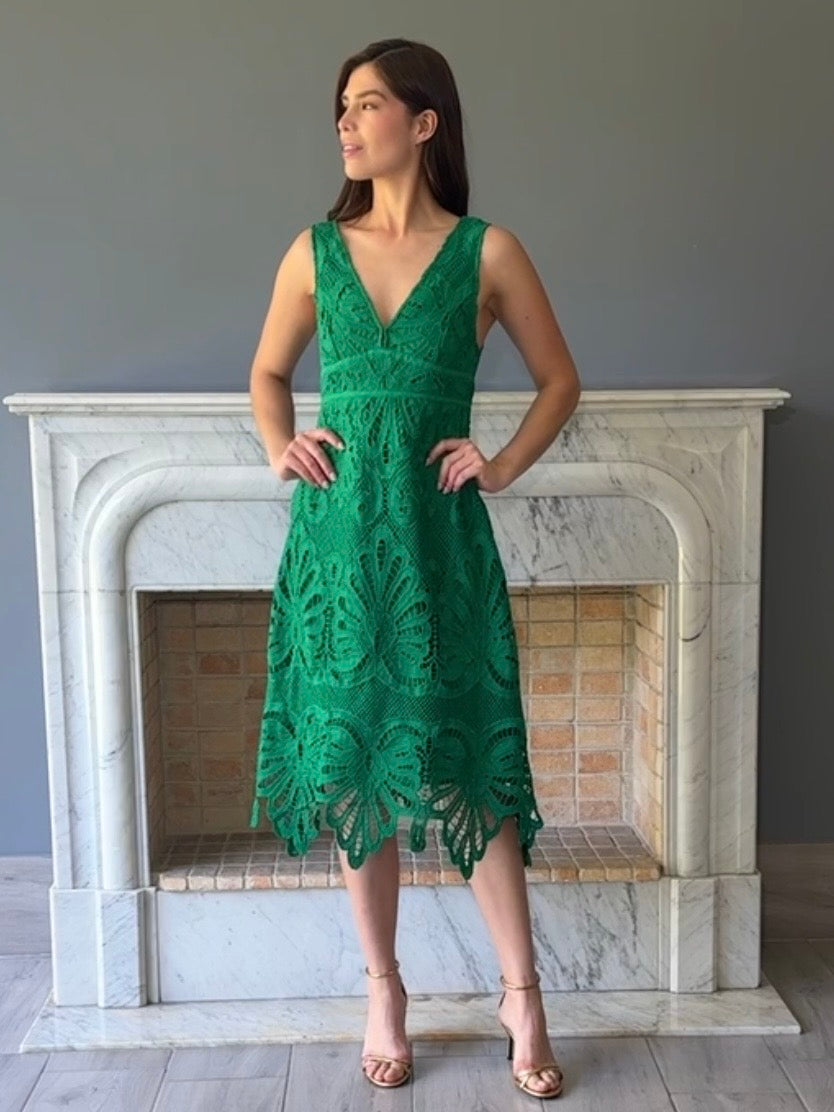 VESTIDO VERDE 96955