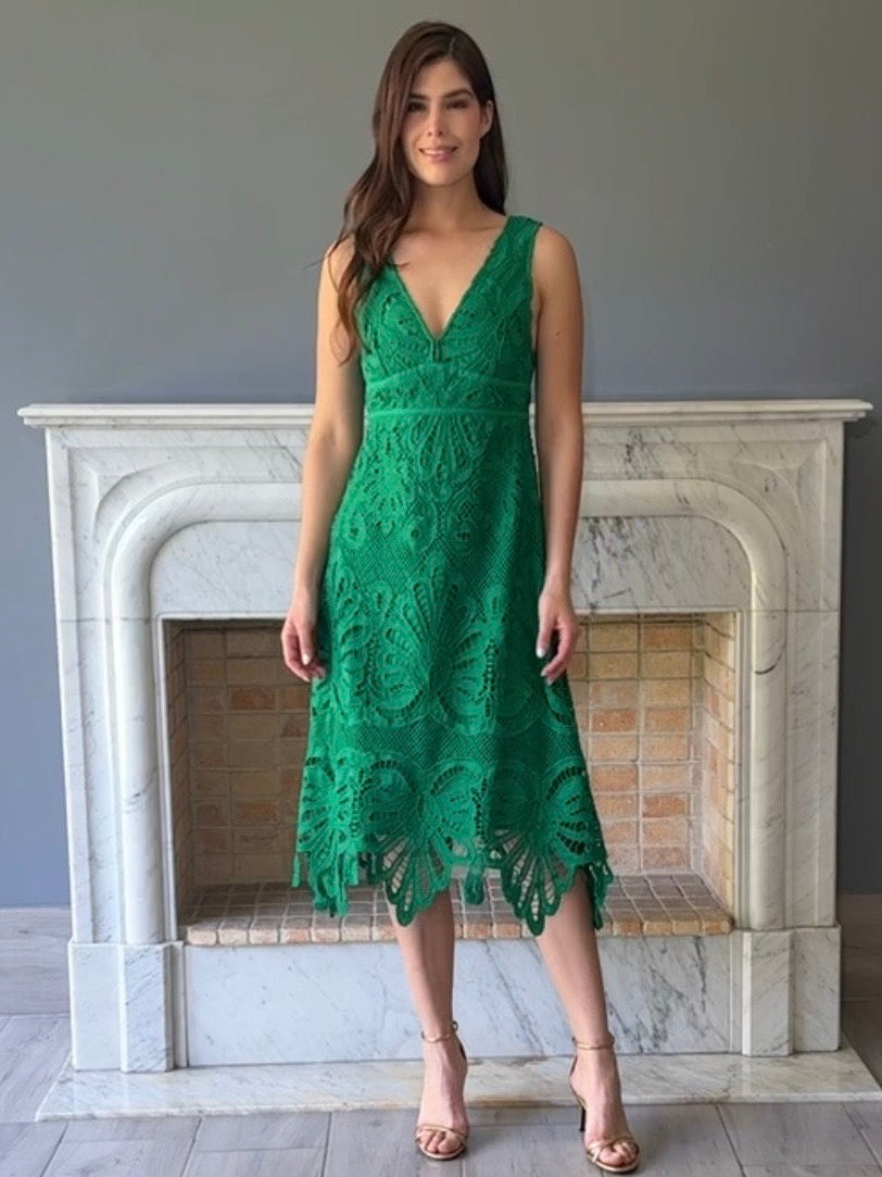 VESTIDO VERDE 96955