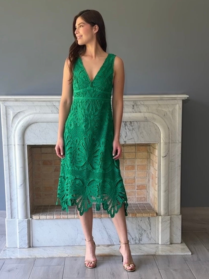 VESTIDO VERDE 96955