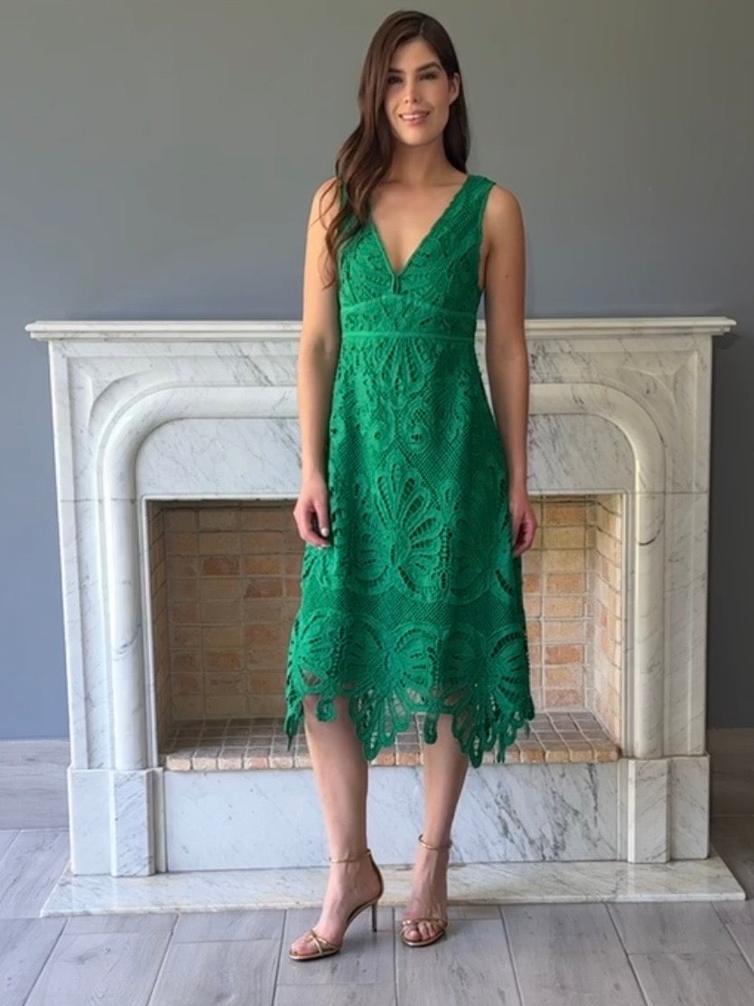 VESTIDO VERDE 96955