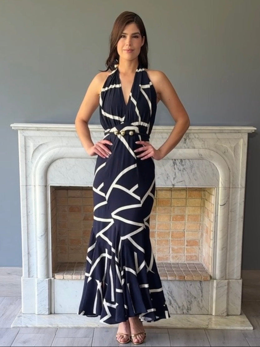 VESTIDO ESTAMPADO 12301
