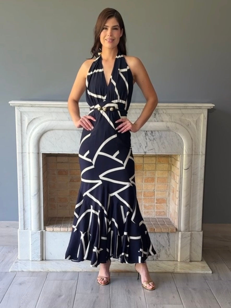 VESTIDO ESTAMPADO 12301