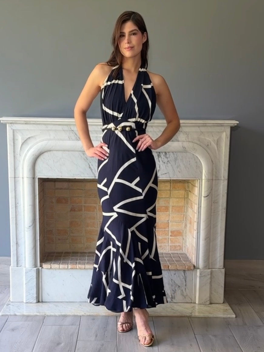 VESTIDO ESTAMPADO 12301