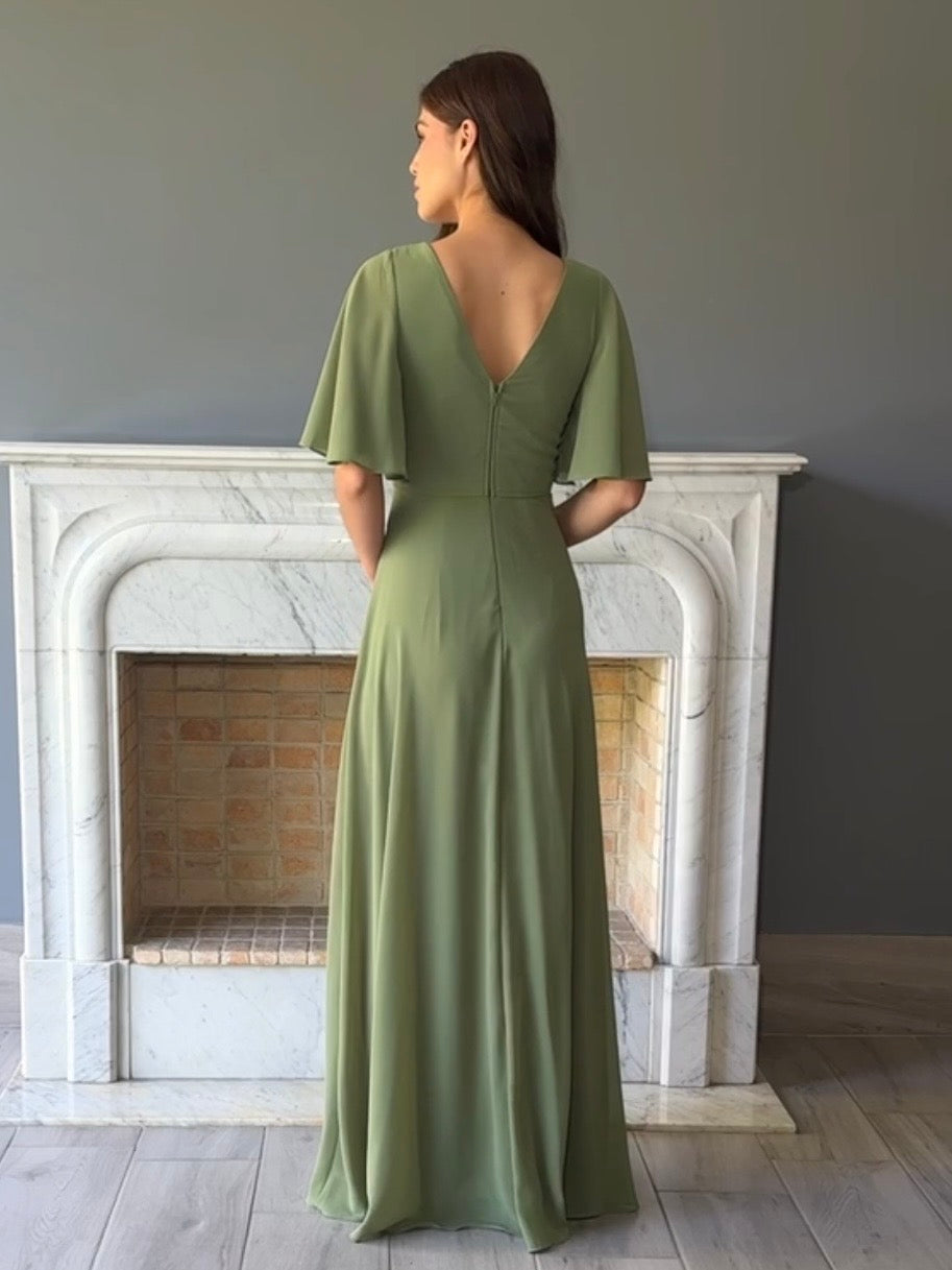VESTIDO VERDE 25297