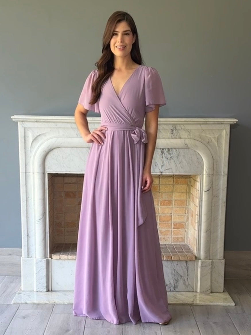 VESTIDO MORADO 9350SO