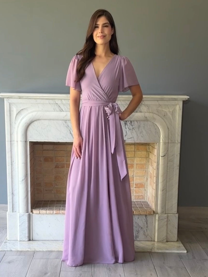 VESTIDO MORADO 9350SO