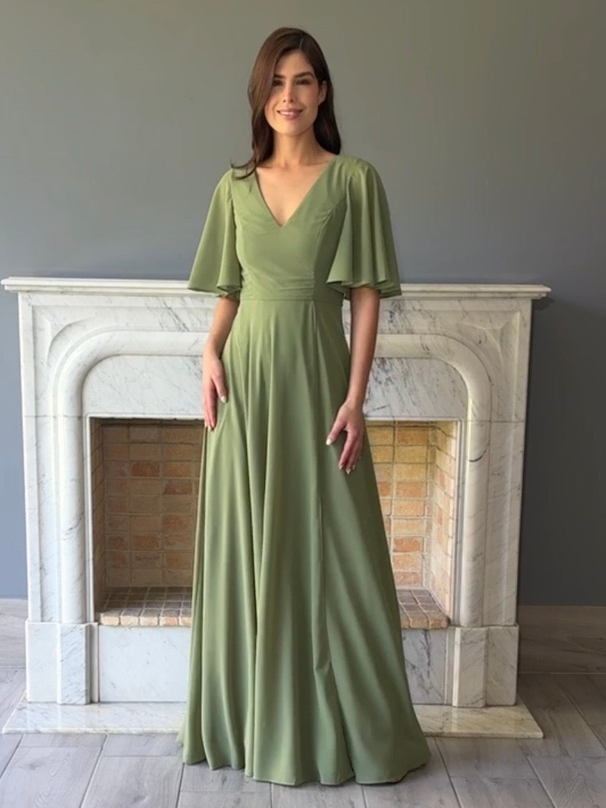 VESTIDO VERDE 25297