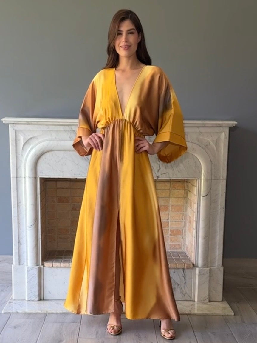 VESTIDO AMARILLO D8999