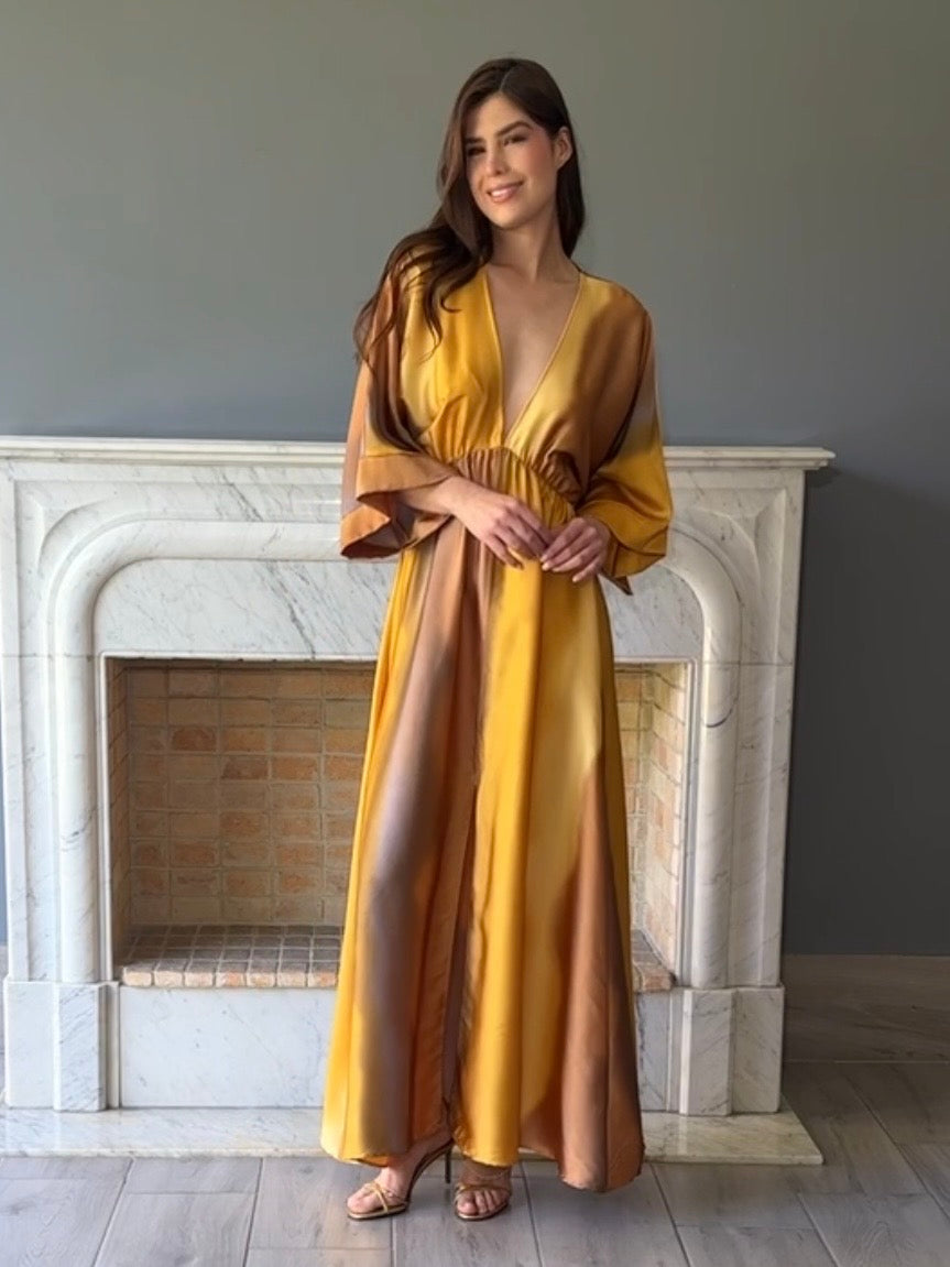VESTIDO AMARILLO D8999