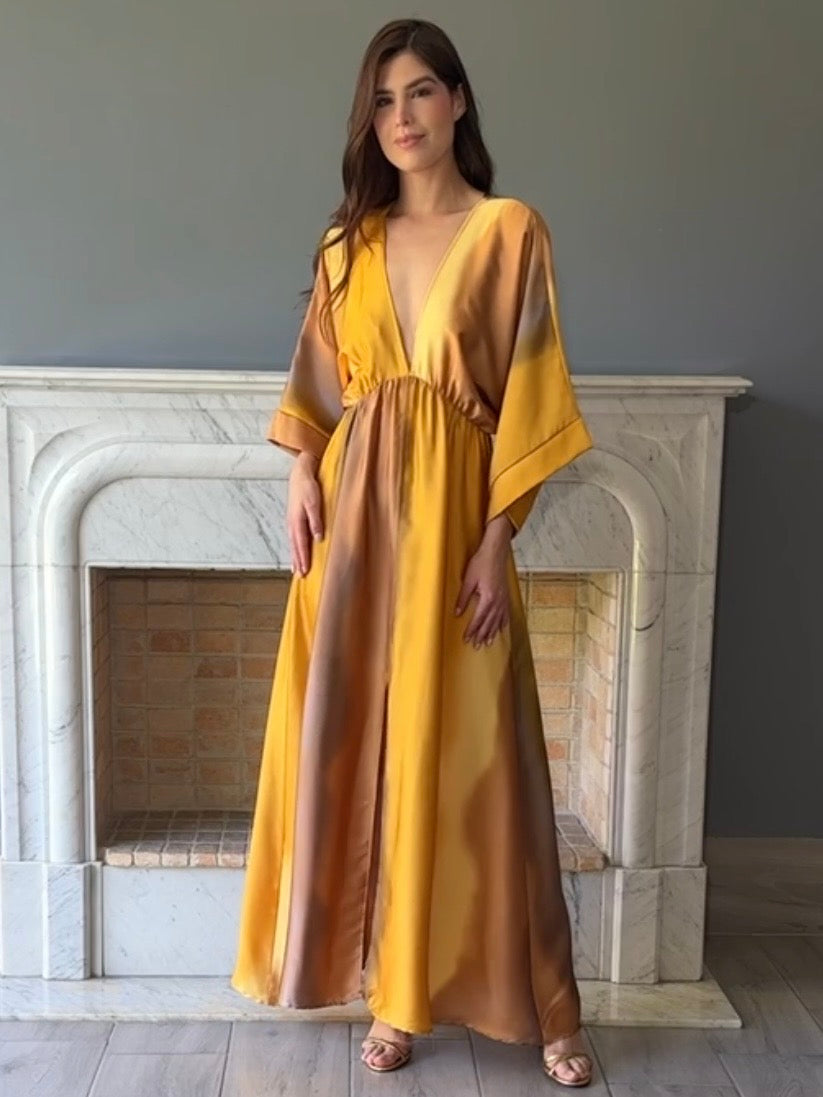 VESTIDO AMARILLO D8999