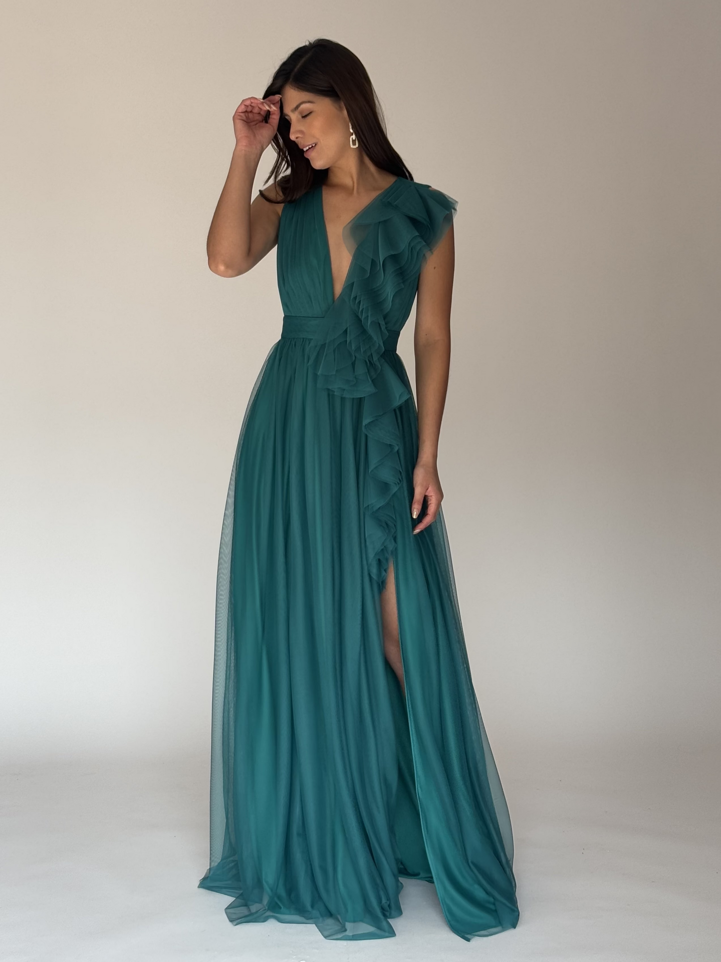 VESTIDO VERDE 507821