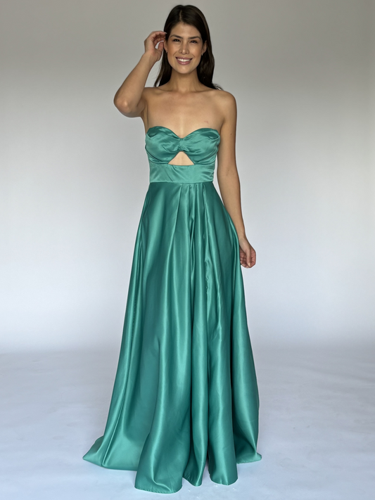 VESTIDO VERDE 22425
