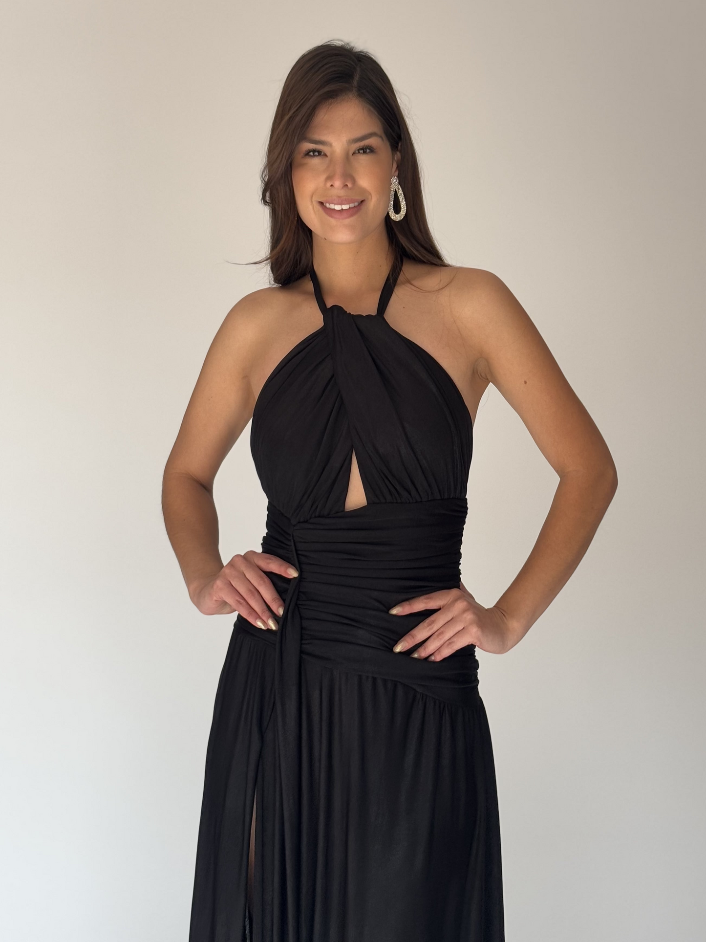 VESTIDO NEGRO D10788
