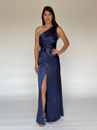 VESTIDO AZUL MARINO 24419