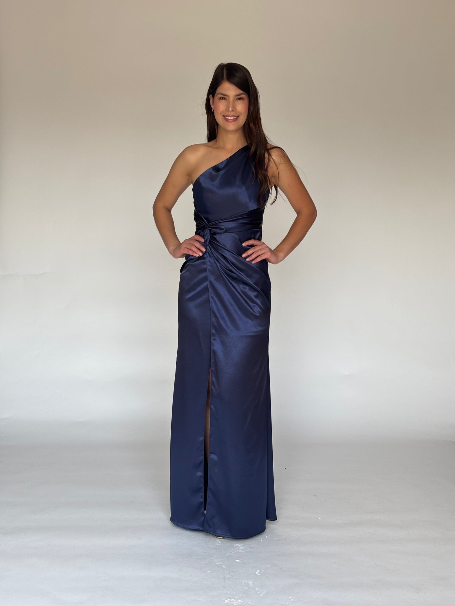 VESTIDO AZUL MARINO 24419