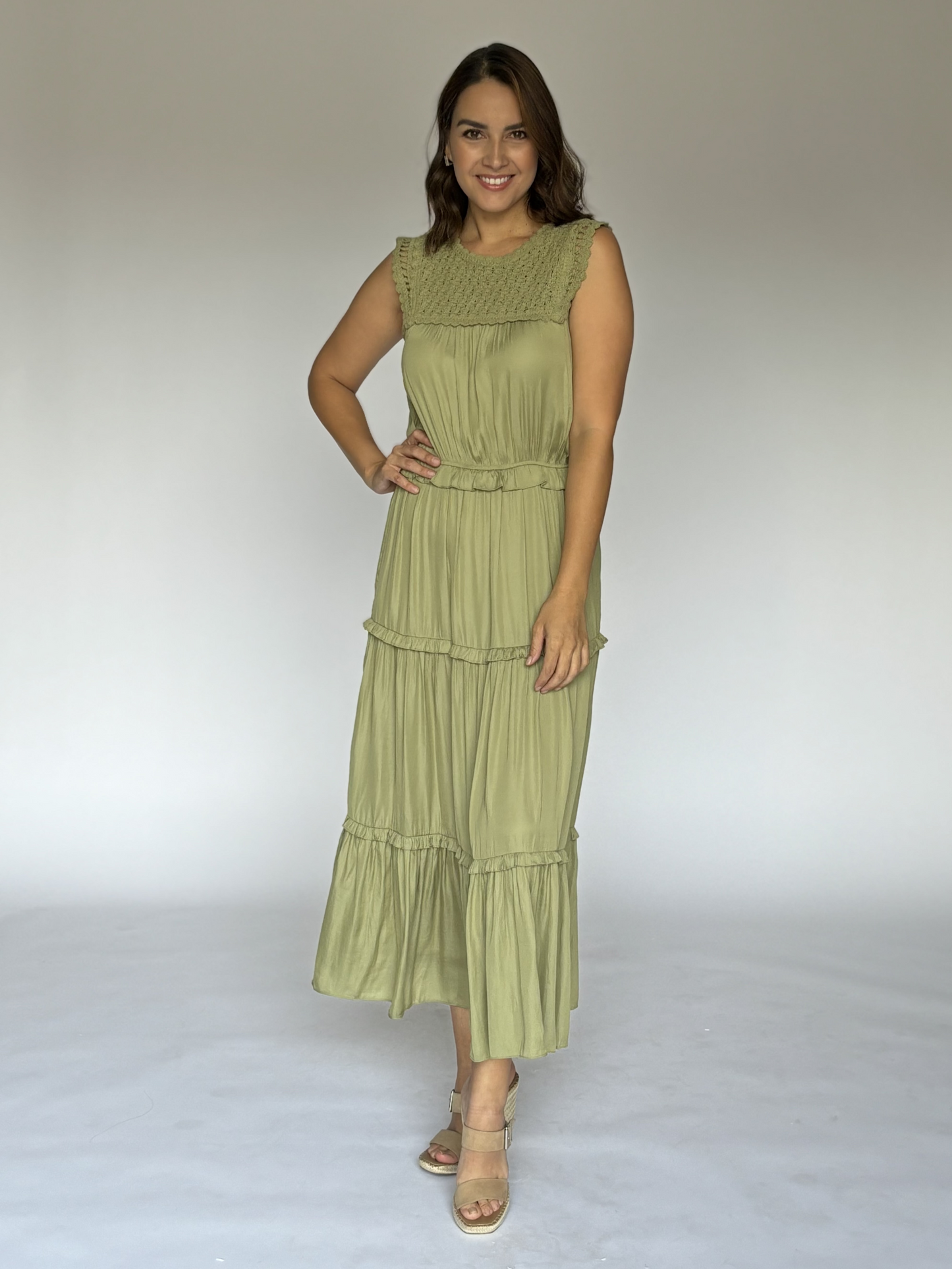 VESTIDO VERDE 96120