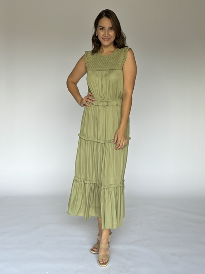 VESTIDO VERDE 96120