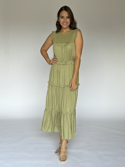 VESTIDO VERDE 96120