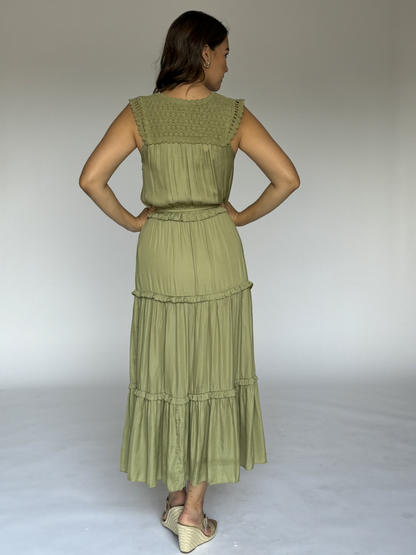VESTIDO VERDE 96120