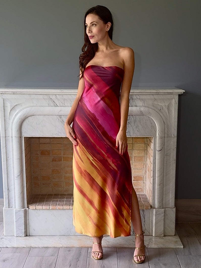VESTIDO MIDI ESTAMPADO 11771