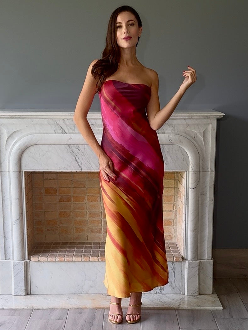VESTIDO MIDI ESTAMPADO 11771
