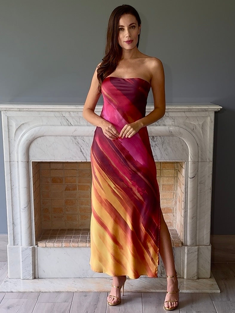 VESTIDO MIDI ESTAMPADO 11771