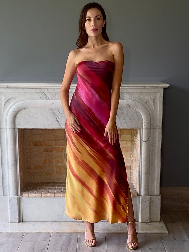 VESTIDO MIDI ESTAMPADO 11771