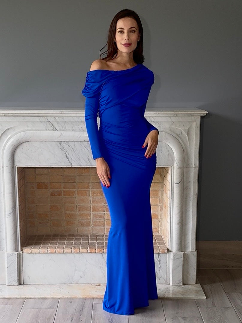 VESTIDO AZUL C6828
