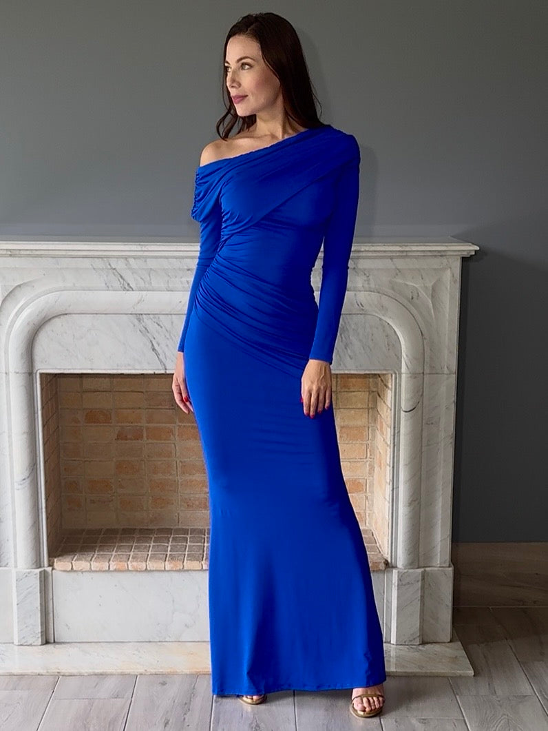 VESTIDO AZUL C6828