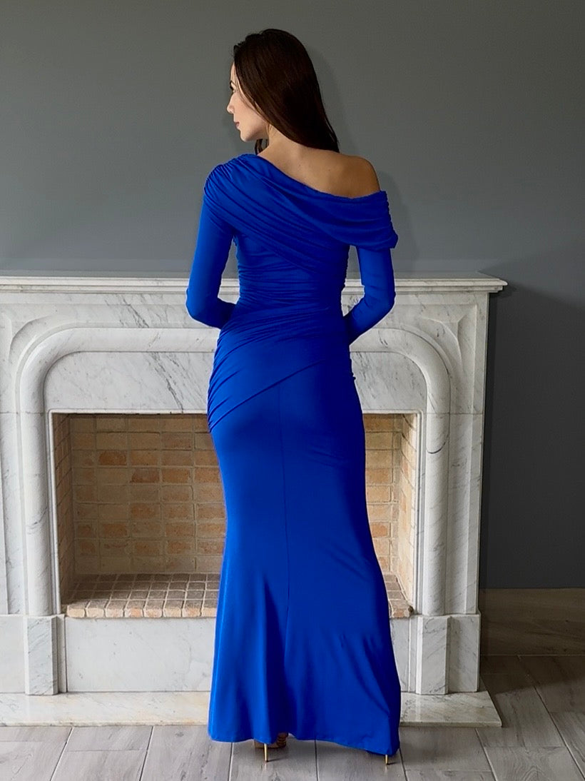 VESTIDO AZUL C6828