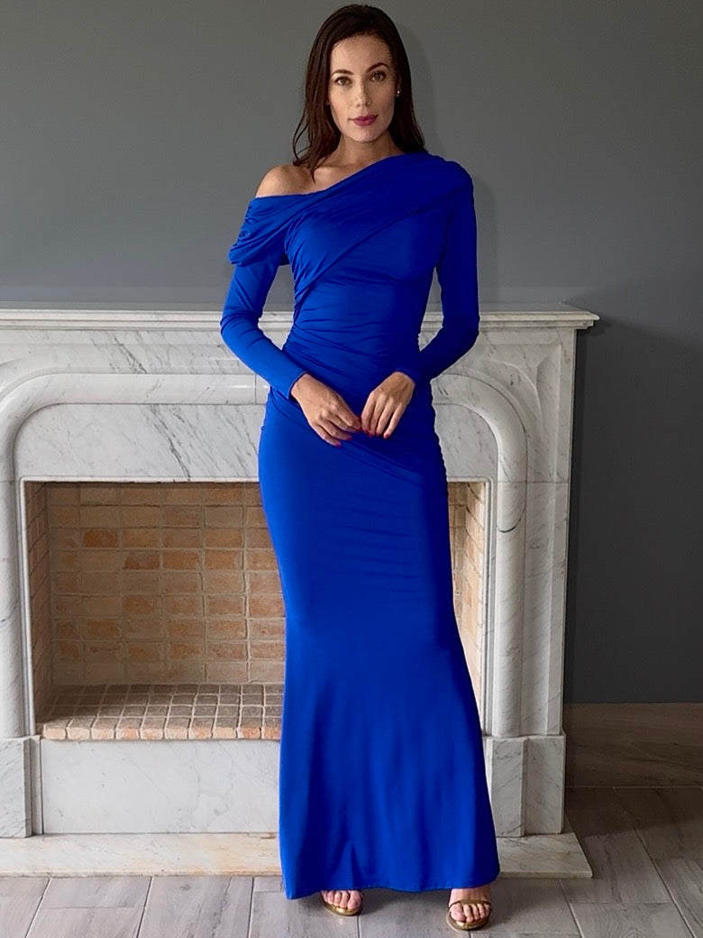 VESTIDO AZUL C6828