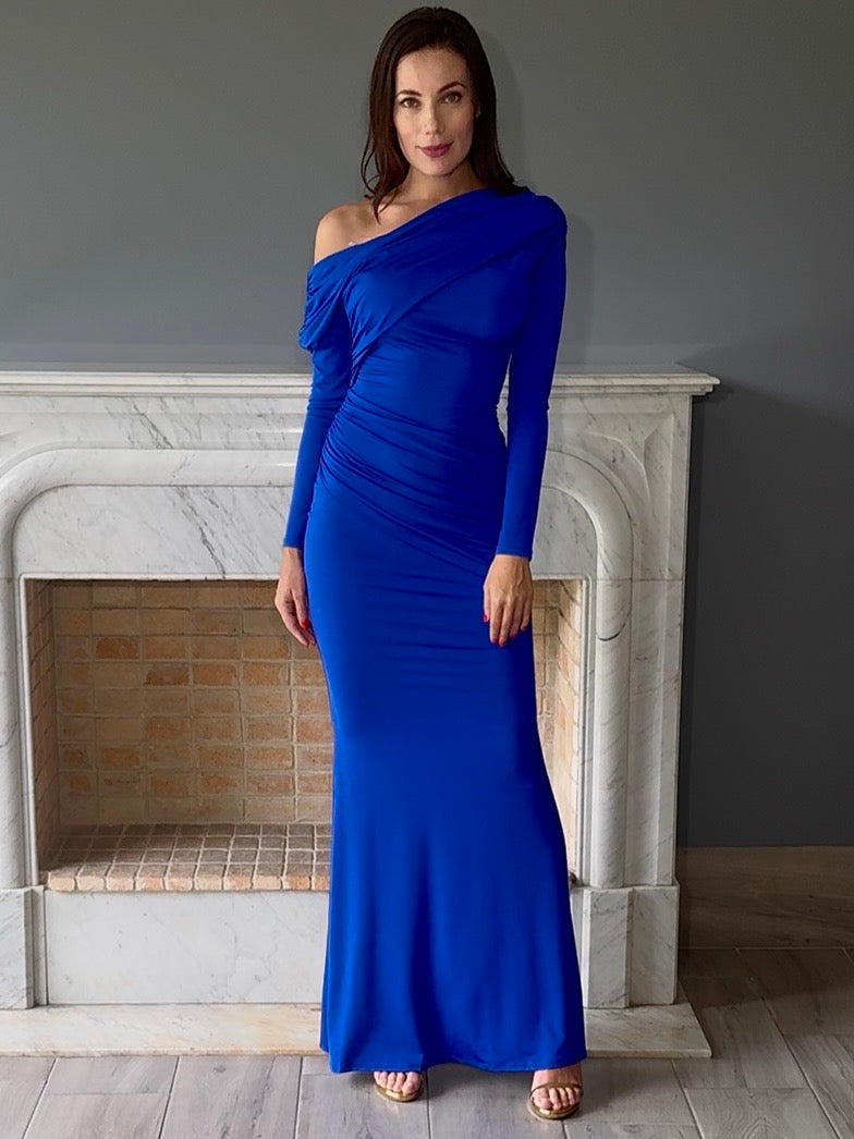 VESTIDO AZUL C6828