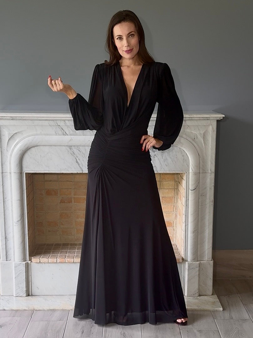 VESTIDO NEGRO C7142