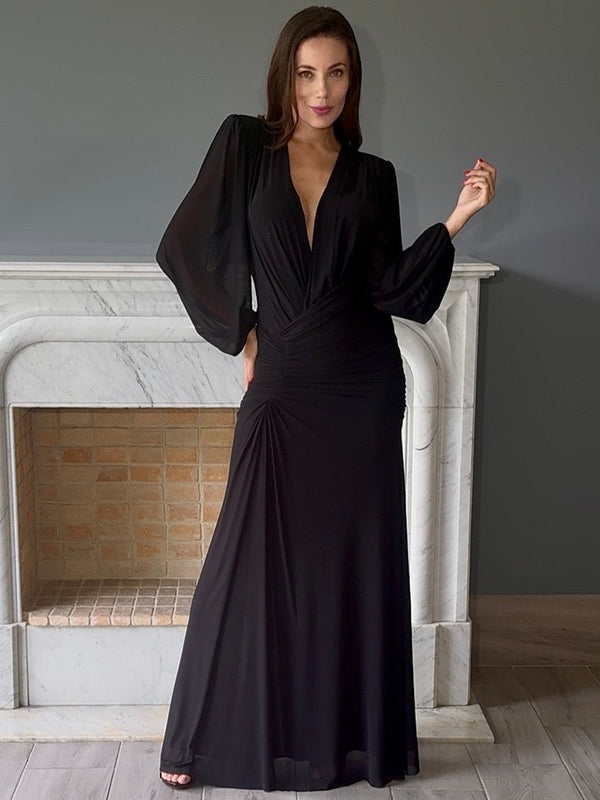 VESTIDO NEGRO C7142