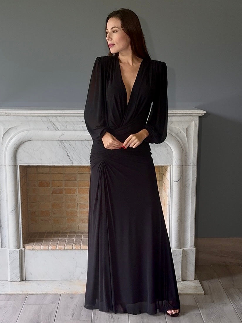 VESTIDO NEGRO C7142
