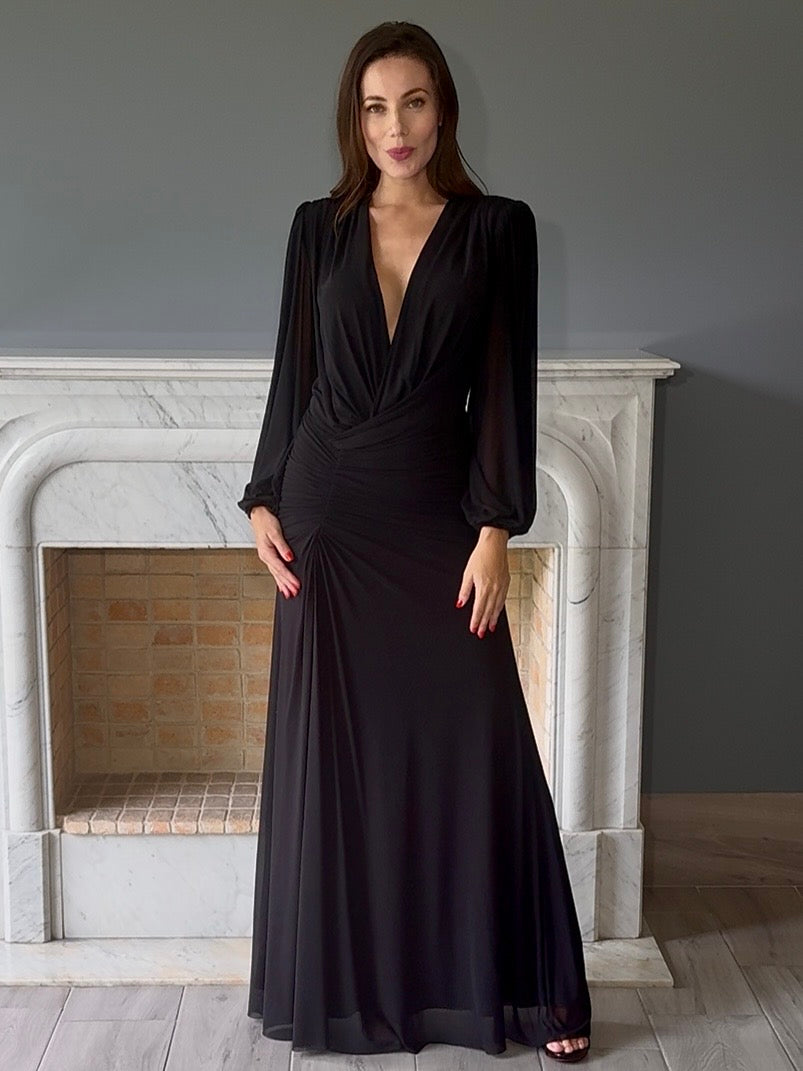 VESTIDO NEGRO C7142