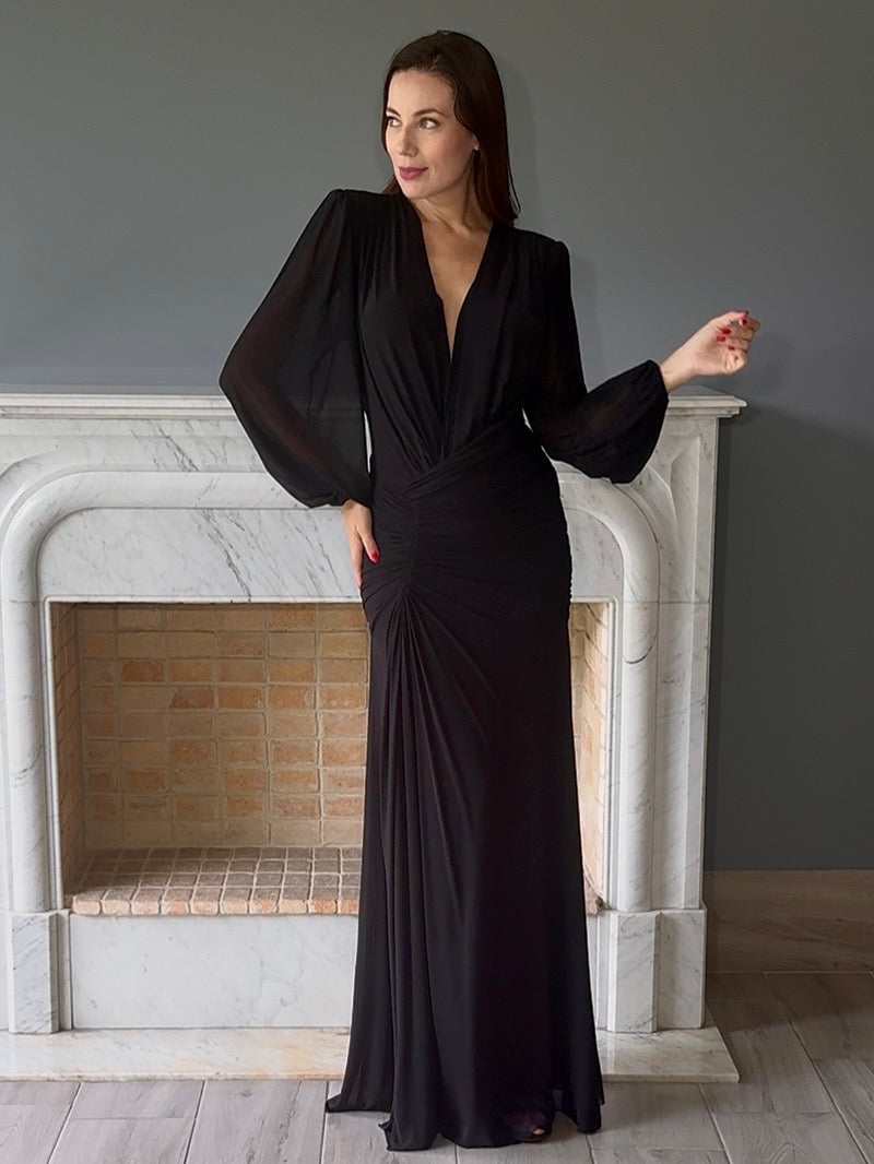 VESTIDO NEGRO C7142