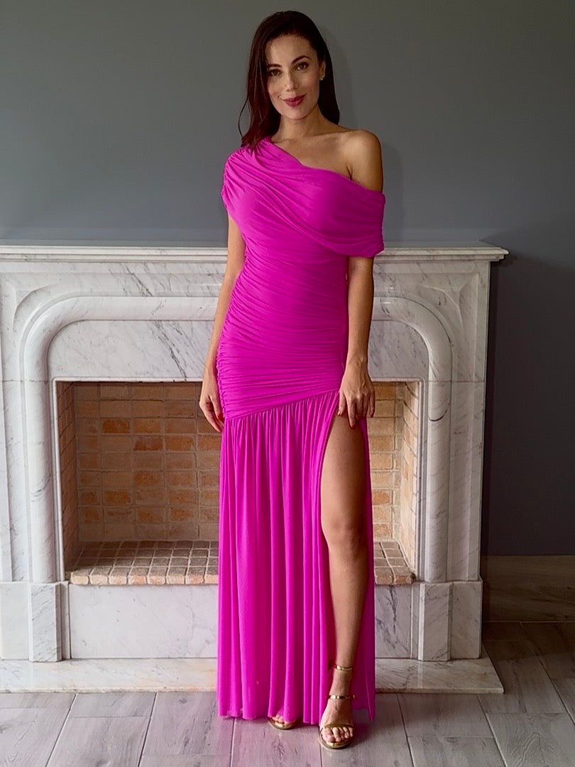 VESTIDO ROSA 7012