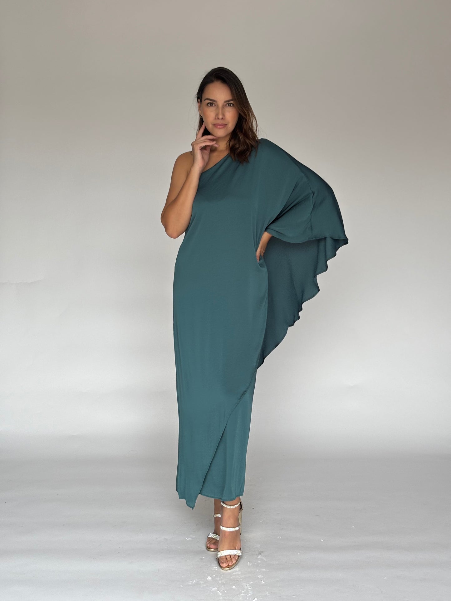 VESTIDO VERDE 7865