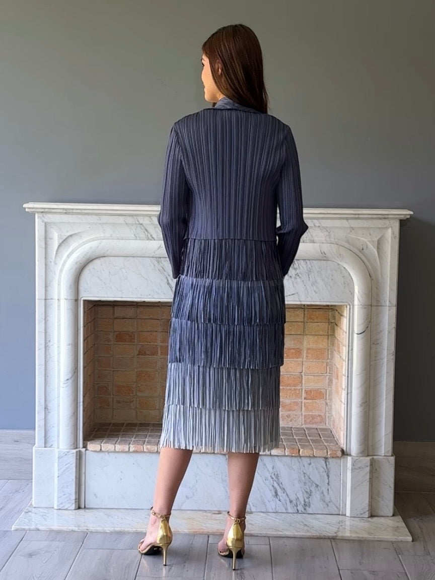 VESTIDO MIDI AZUL SE302