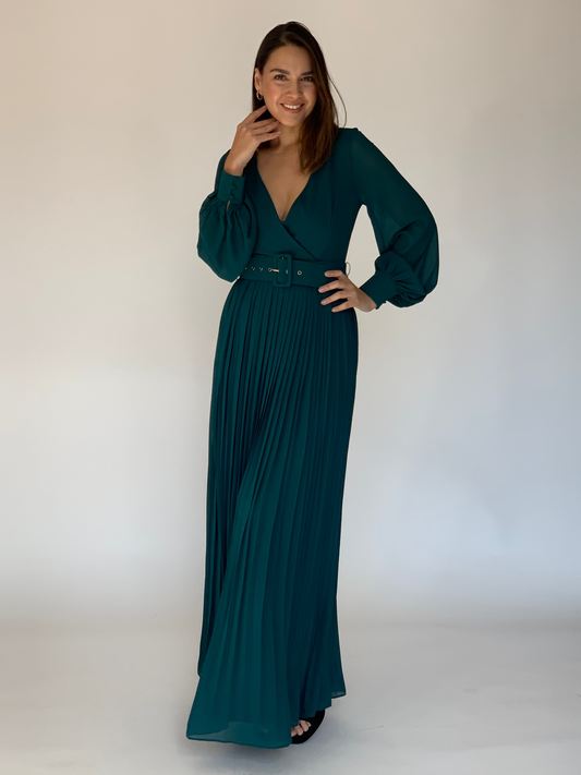 VESTIDO VERDE 9434