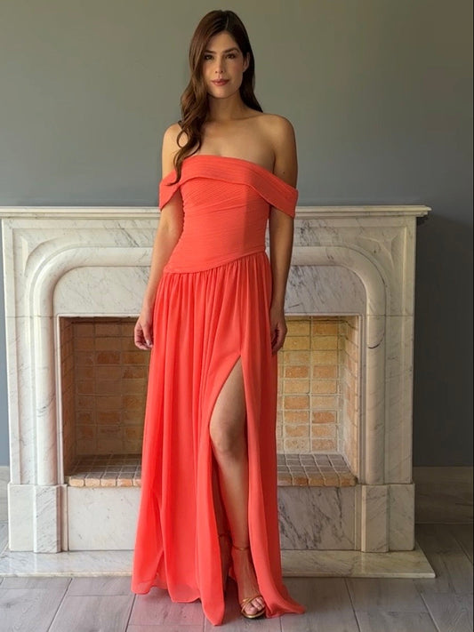 VESTIDO NARANJA 25145