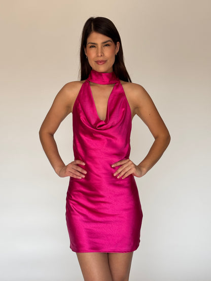 VESTIDO ROSA D8527