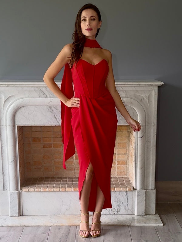 VESTIDO ROJO 507969