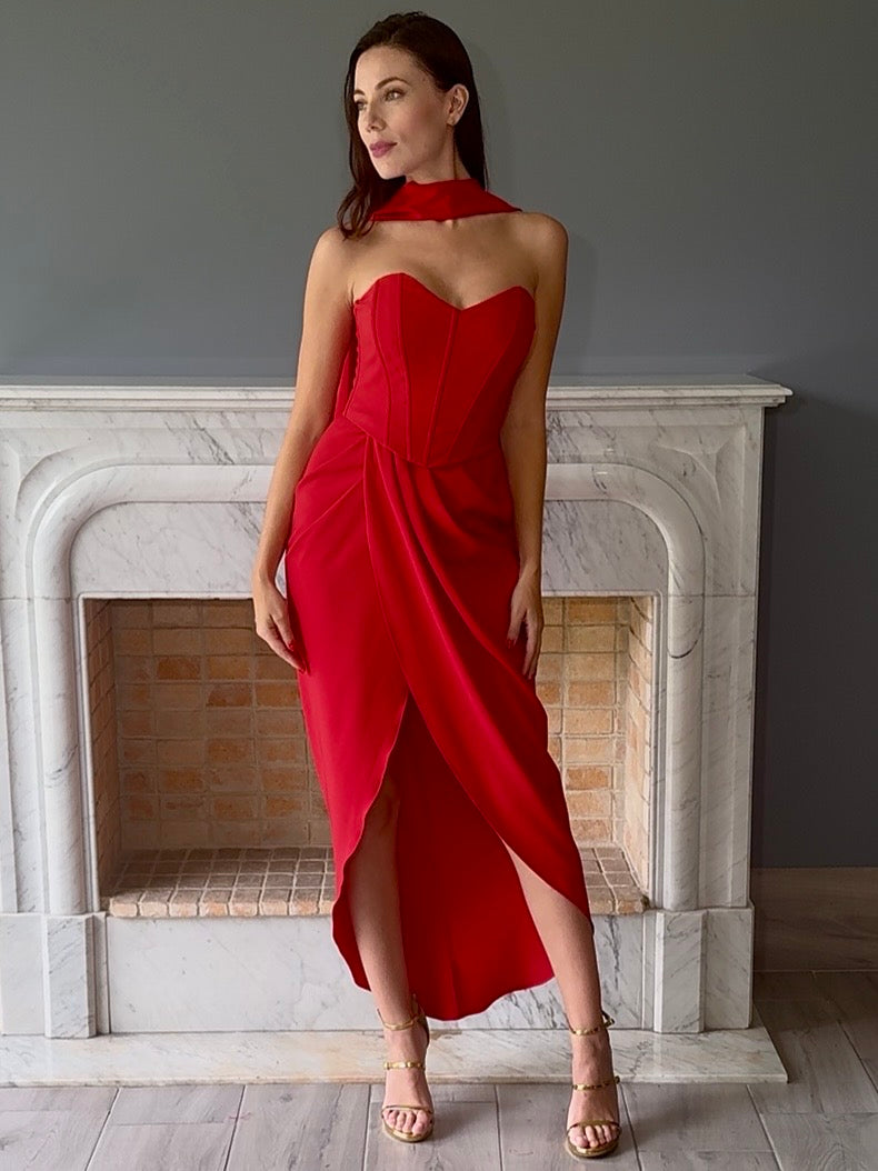 VESTIDO ROJO 507969