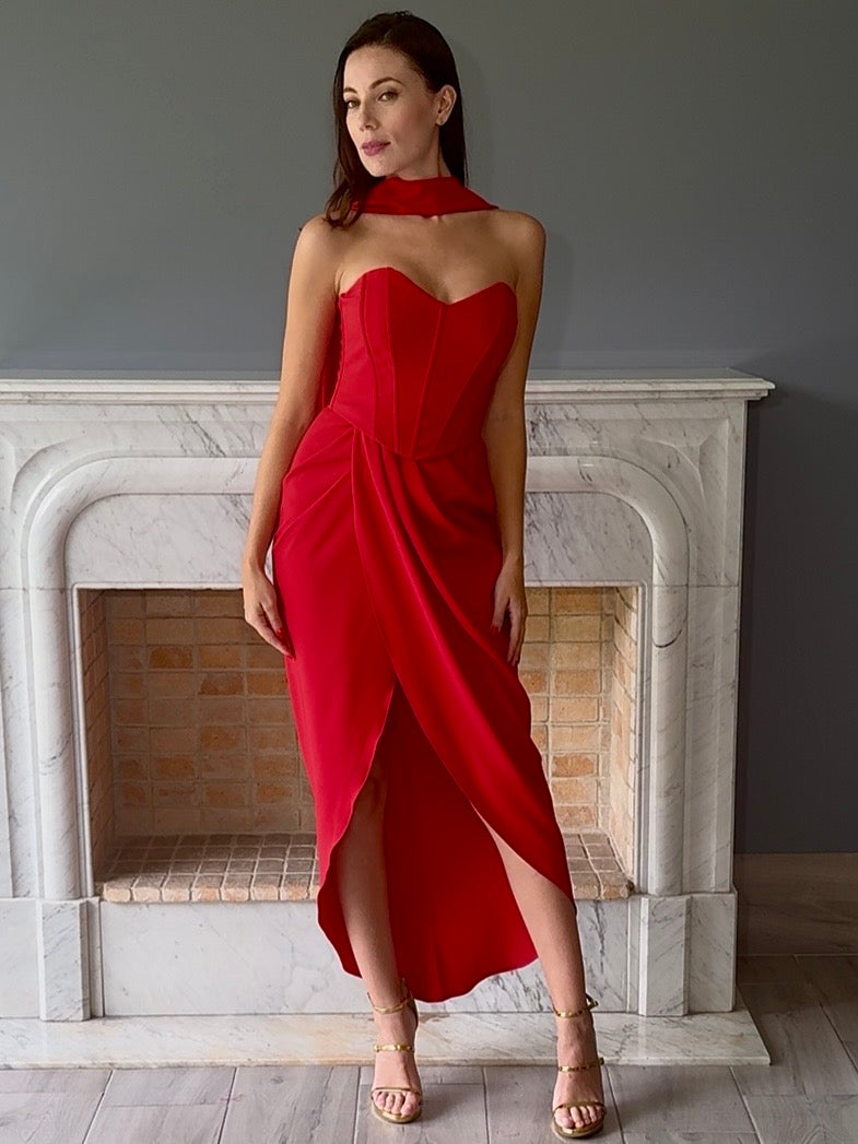 VESTIDO ROJO 507969