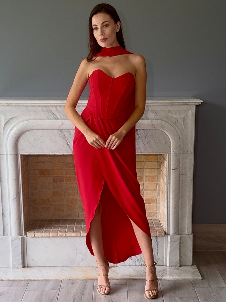 VESTIDO ROJO 507969