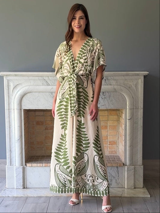 JUMPSUIT ESTAMPADO VERDE 3519H