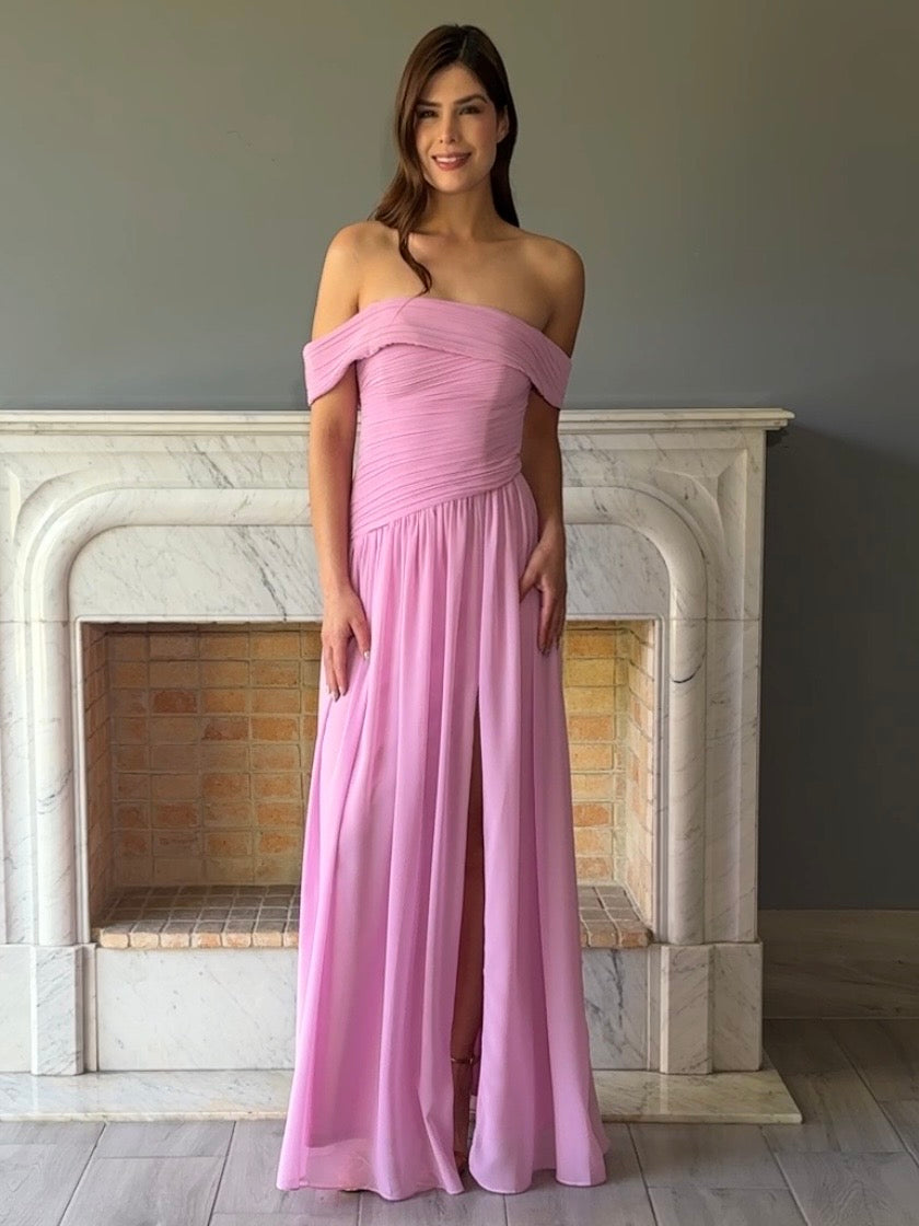 VESTIDO ROSA 25145